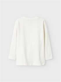 NAME IT Langærmet Bluse Shine Cloud Dancer
